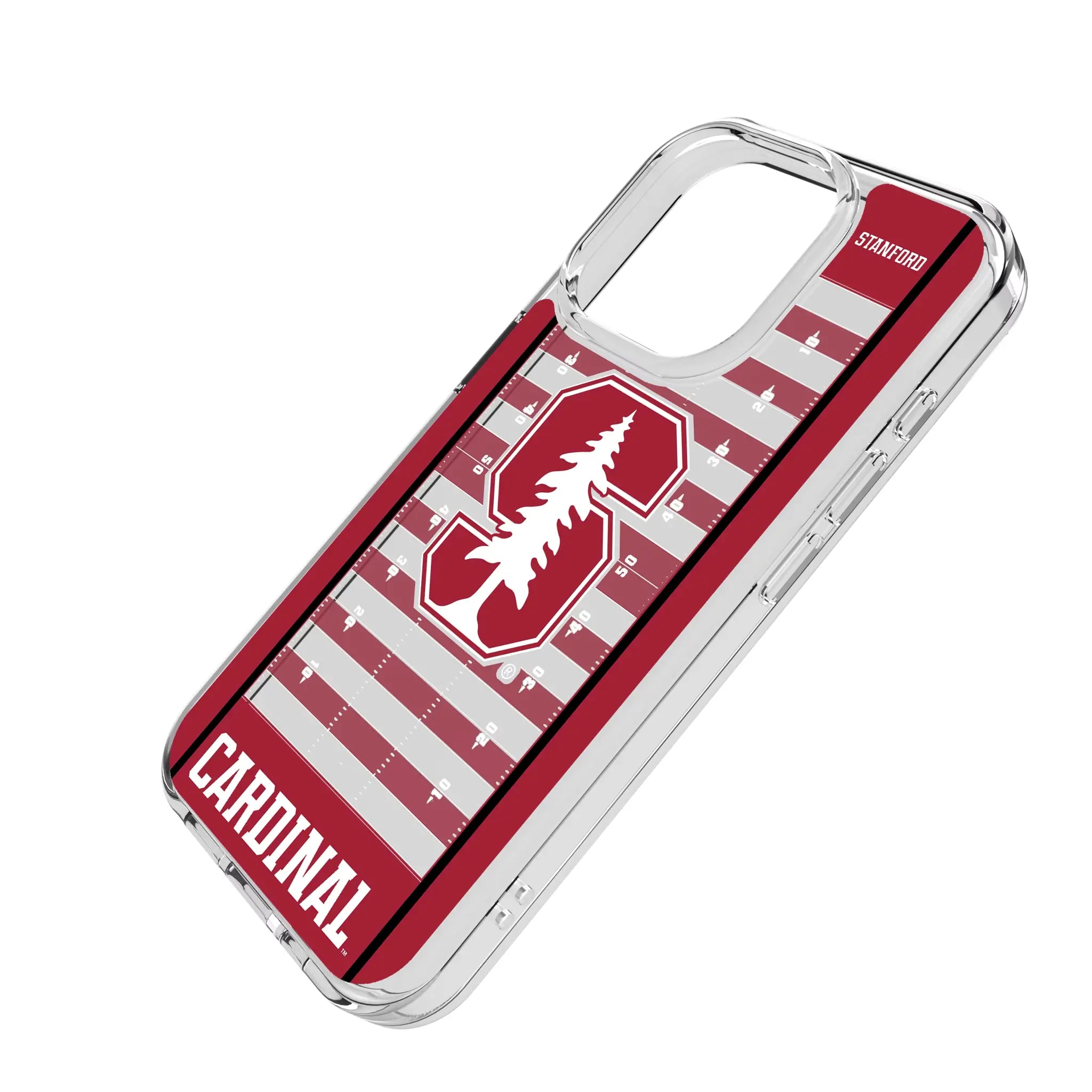 Stanford University Cardinal Field Clear Phone Case for Apple iPhone