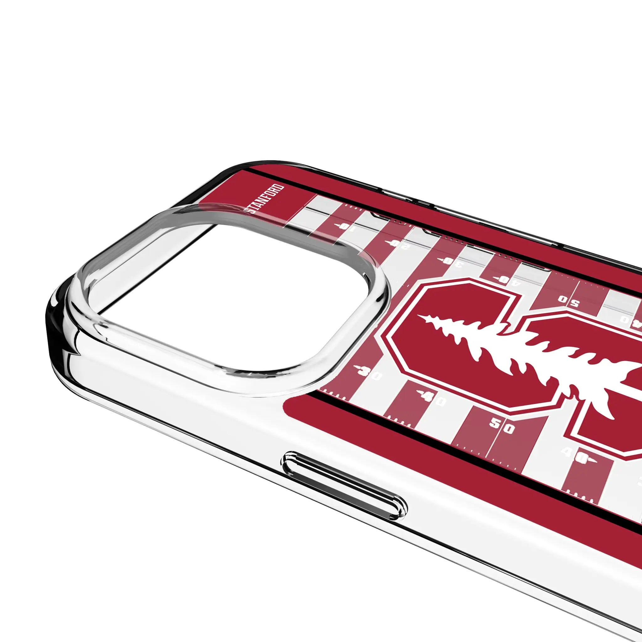 Stanford University Cardinal Field Clear Phone Case for Apple iPhone