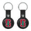 Stanford University Cardinal Insignia Black Airtag Holder 2-Pack