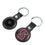 Stanford University Cardinal Insignia Black Airtag Holder 2-Pack
