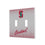 Stanford University Cardinal Linen Hidden-Screw Light Switch Plate