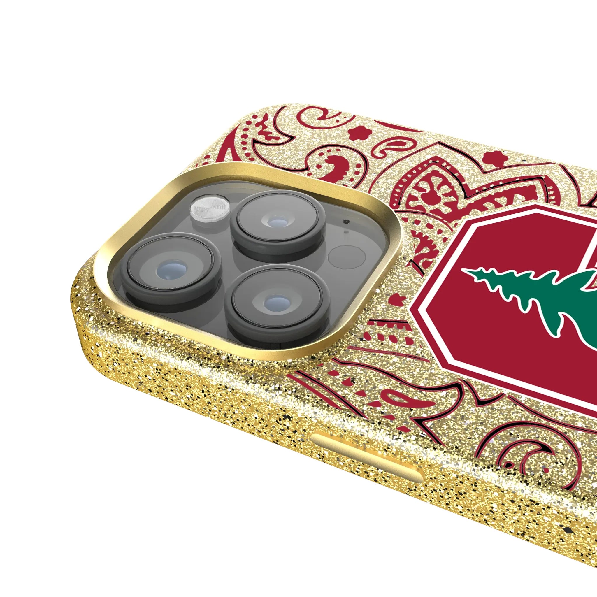 Stanford University Cardinal Paisley Bling Phone Case
