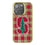 Stanford University Cardinal Plaid Bling Phone Case