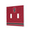 Stanford University Cardinal Stripe Hidden-Screw Light Switch Plate
