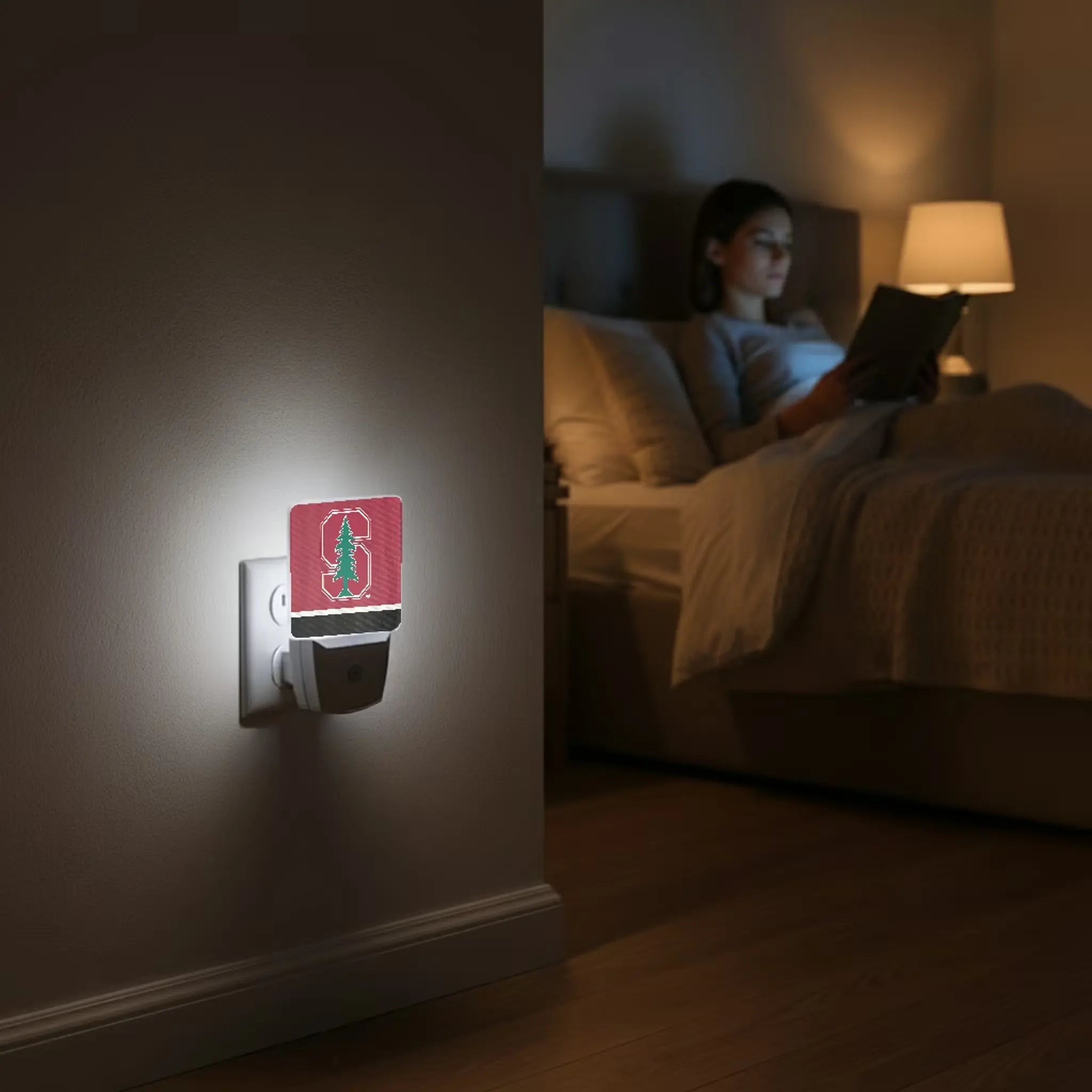 Stanford University Cardinal Stripe Night Light 2-Pack