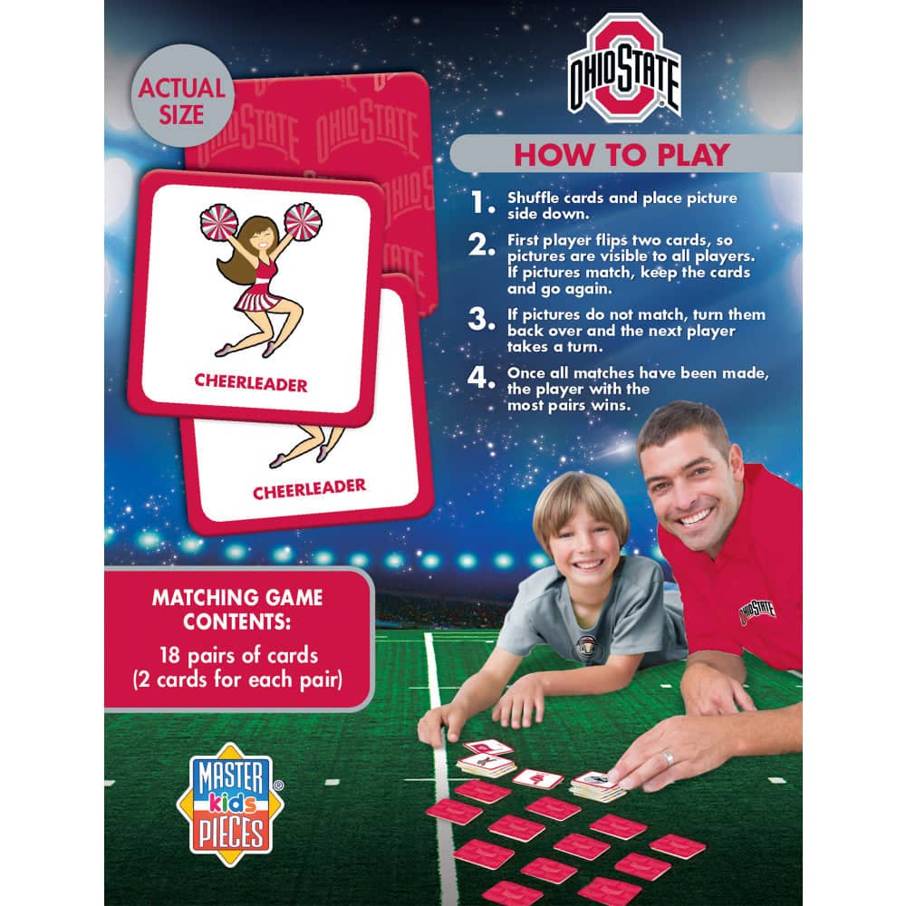 Ohio State Buckeyes Memory Matching Game - Sports Gifts, Sports Memorabilia, Sports Collectibles, Fan Shop