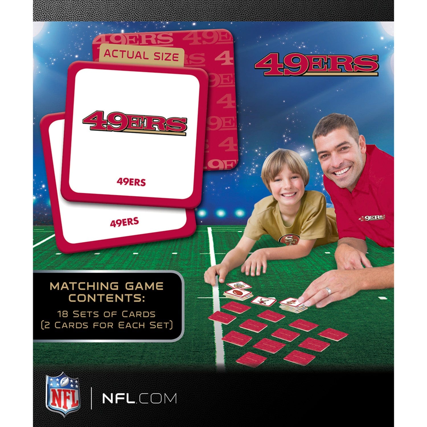 San Francisco 49ers Matching Game: Ultimate Team Spirit Challenge - Sports Gifts, Sports Memorabilia, Sports Collectibles, Fan Shop