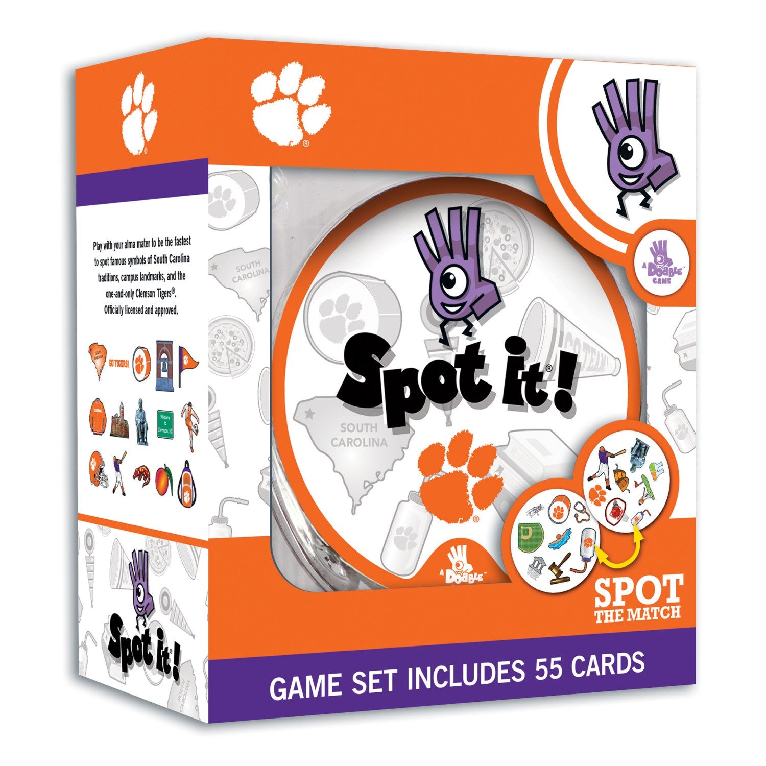 Clemson Tigers Spot It! Card Game - 757 Sports Collectibles