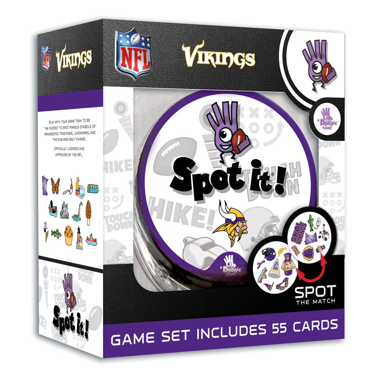 Minnesota Vikings Spot It! Card Game - 757 Sports Collectibles