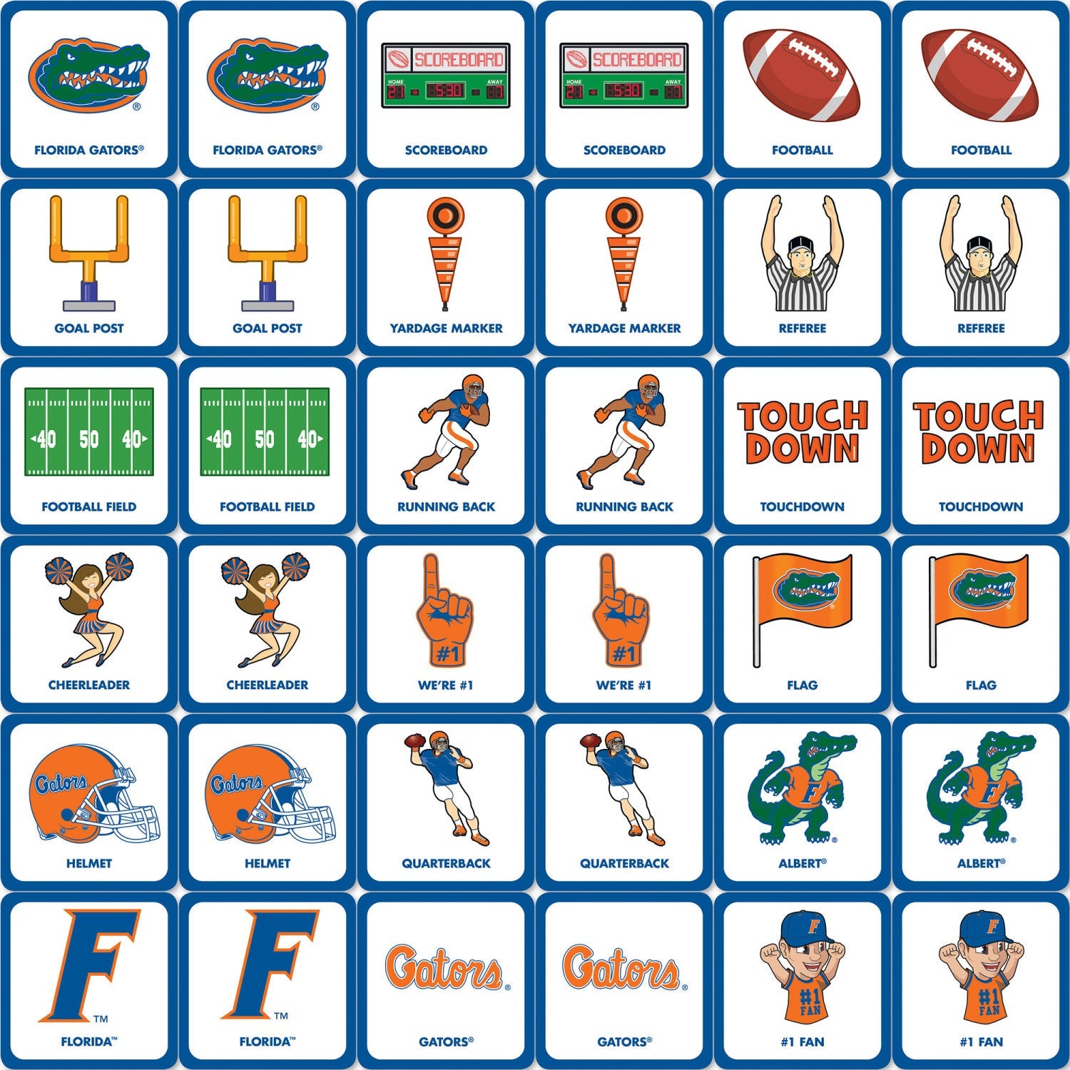 Florida Gators Matching Game - 757 Sports Collectibles