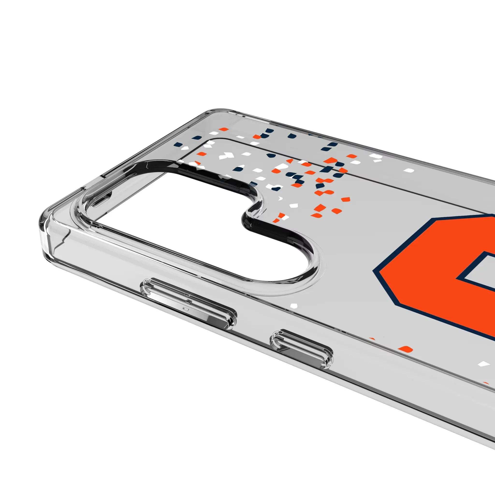 Syracuse University Orange Confetti Clear Phone Case for Samsung Galaxy