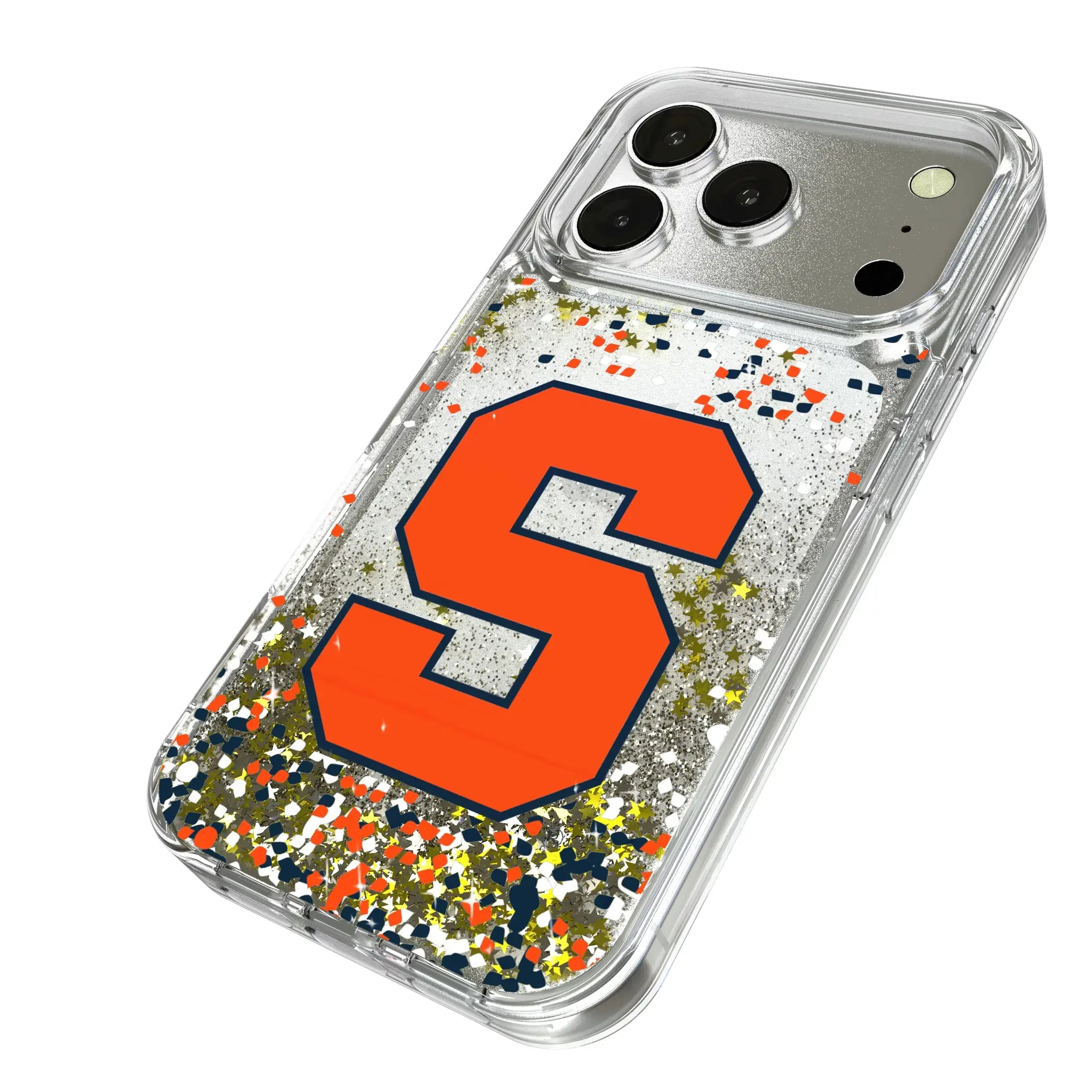 Syracuse University Orange Confetti Glitter Phone Case