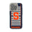 Syracuse University Orange Field Clear Phone Case for Apple iPhone
