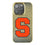 Syracuse University Orange Linen Bling Phone Case for Apple iPhone