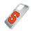 Syracuse University Orange Linen Clear Phone Case for Apple iPhone