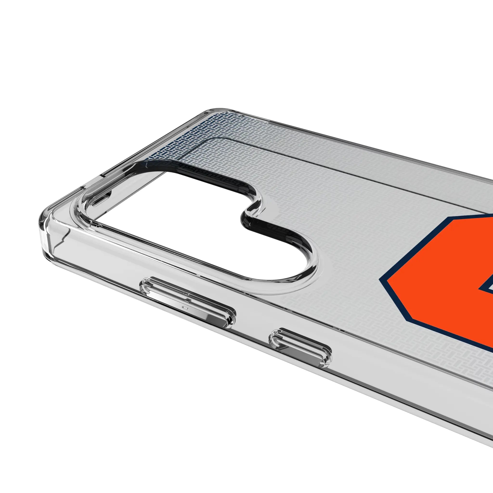 Syracuse University Orange Linen Clear Phone Case for Samsung Galaxy