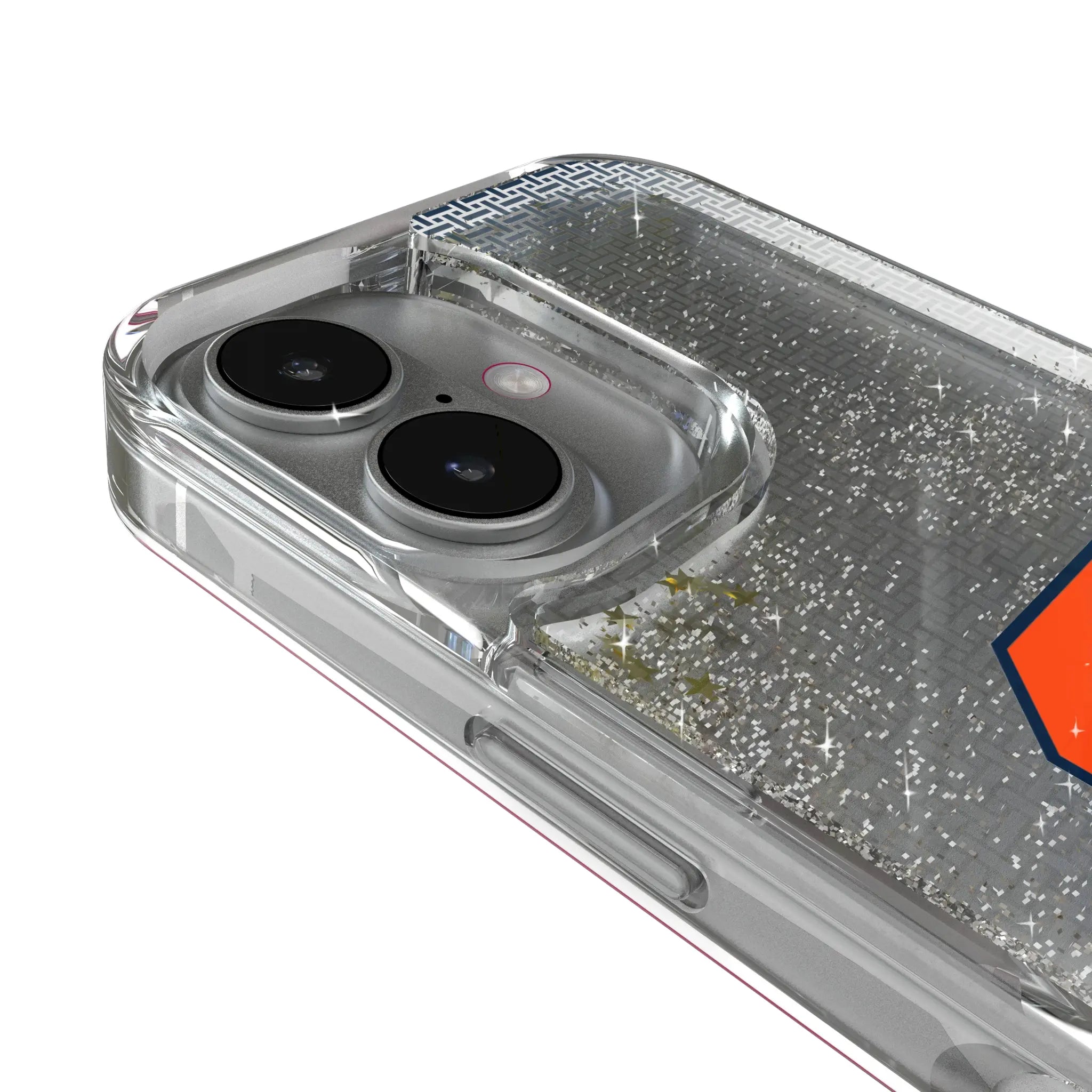 Syracuse University Orange Linen Glitter Phone Case