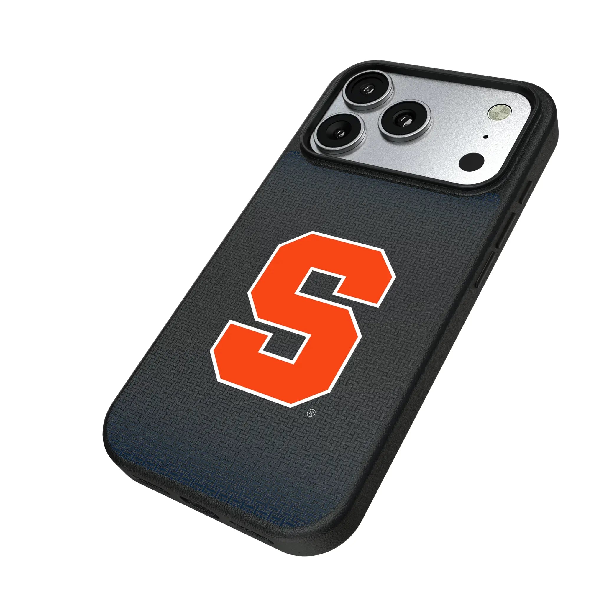 Syracuse University Orange Linen MagSafe Compatible Phone Case for Apple iPhone