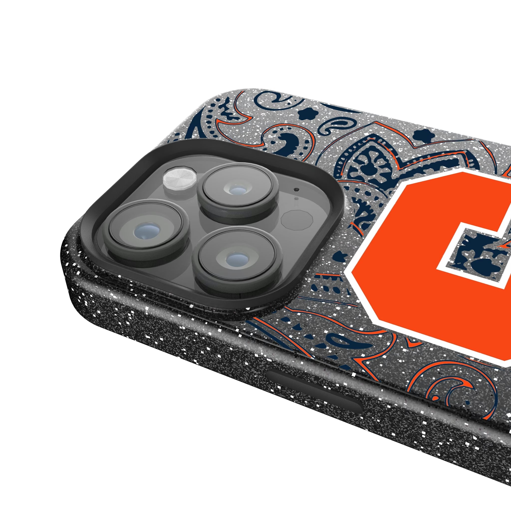 Syracuse University Orange Paisley Bling Phone Case