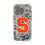 Syracuse University Orange Paisley Clear Phone Case for Apple iPhone