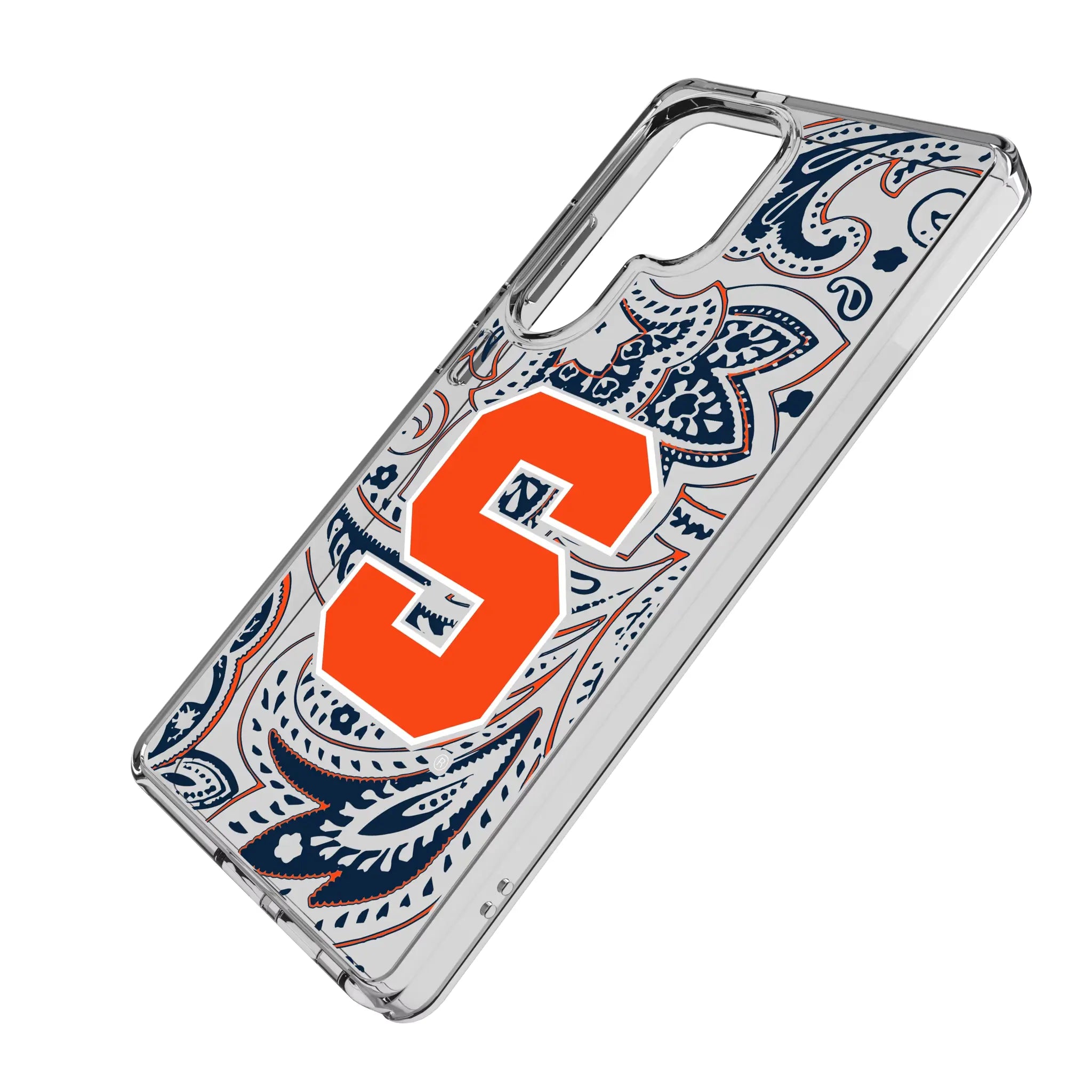 Syracuse University Orange Paisley Clear Phone Case for Samsung Galaxy