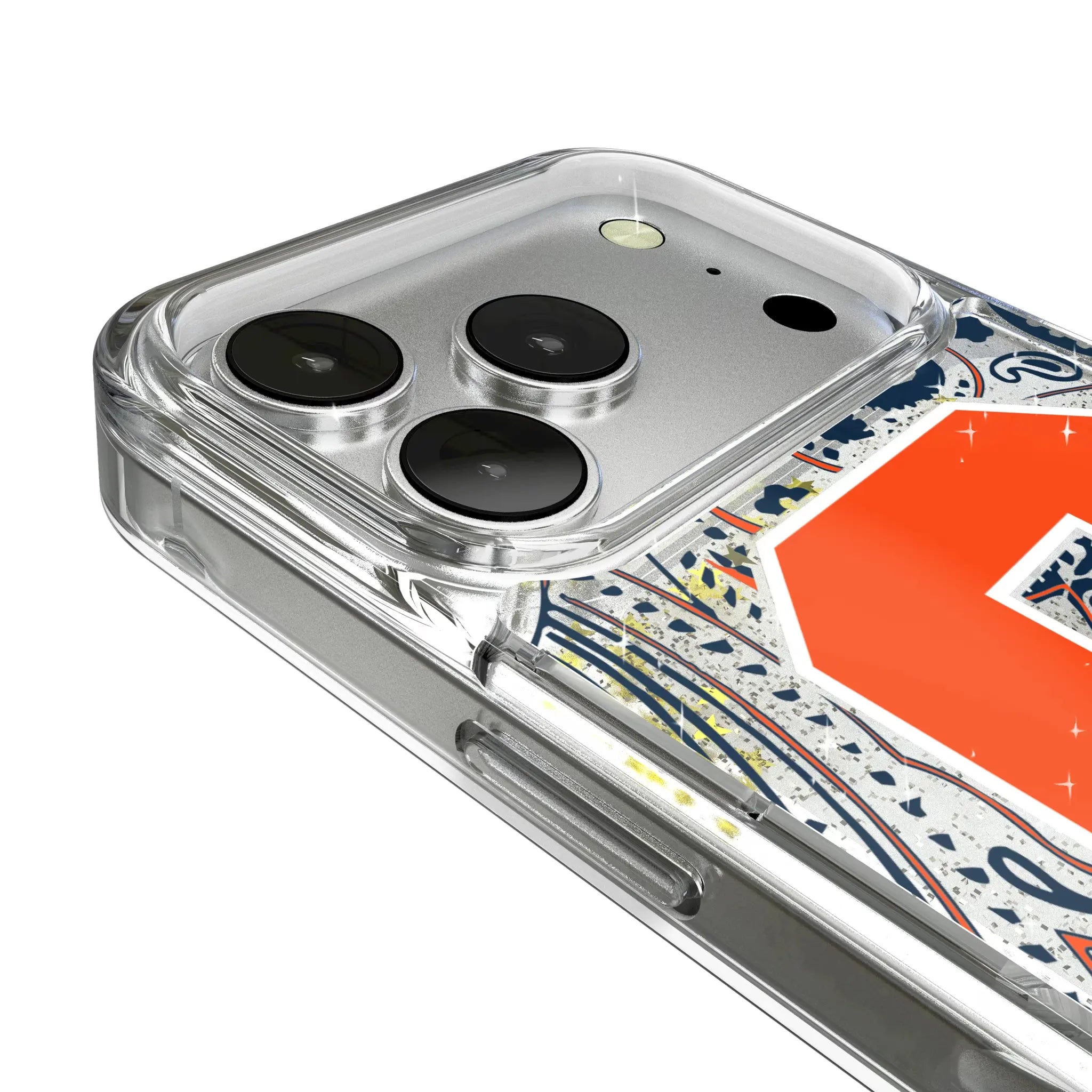 Syracuse University Orange Paisley Glitter Phone Case