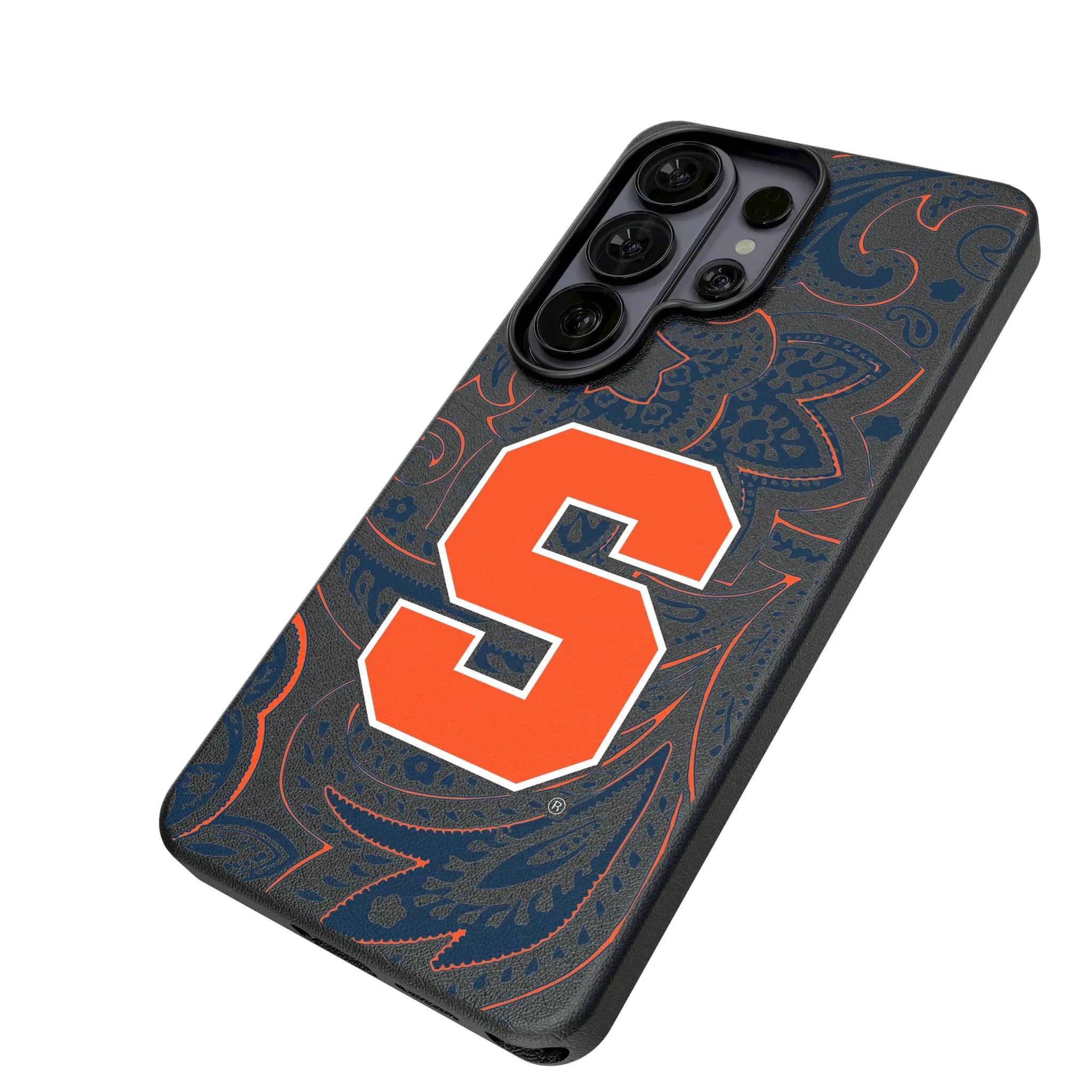 Syracuse University Orange Paisley MagSafe Compatible Phone Case for Samsung Galaxy