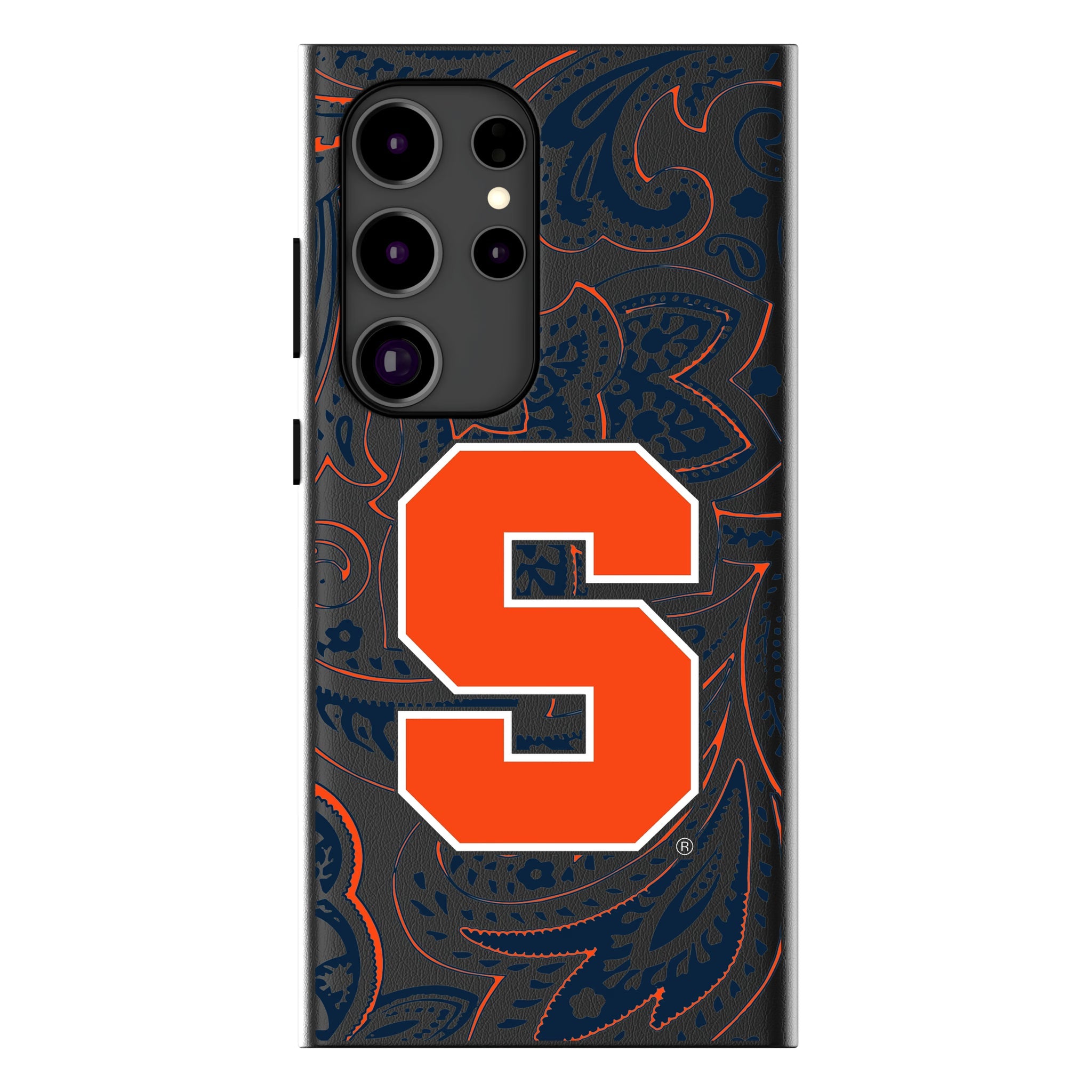 Syracuse University Orange Paisley MagSafe Compatible Phone Case for Samsung Galaxy - Sports Gifts, Sports Memorabilia, Sports Collectibles, Fan Shop