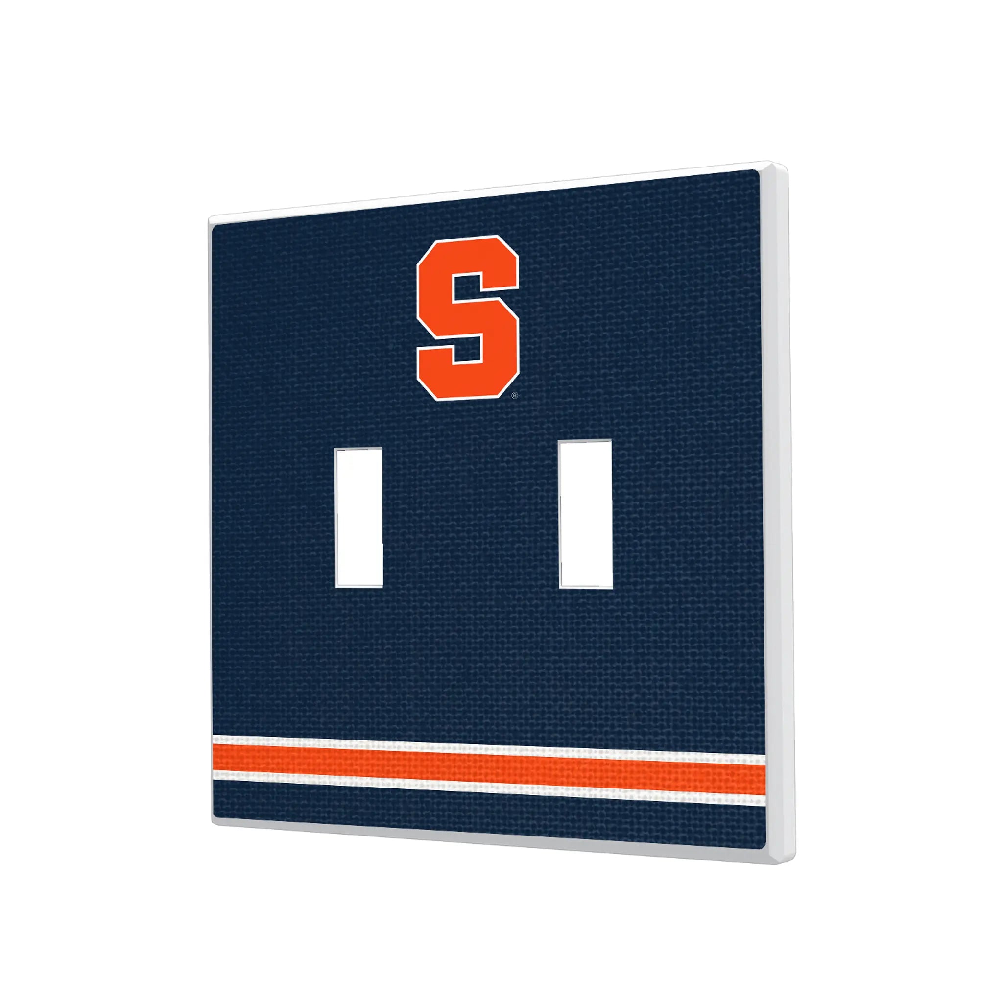 Syracuse University Orange Stripe Hidden-Screw Light Switch Plate