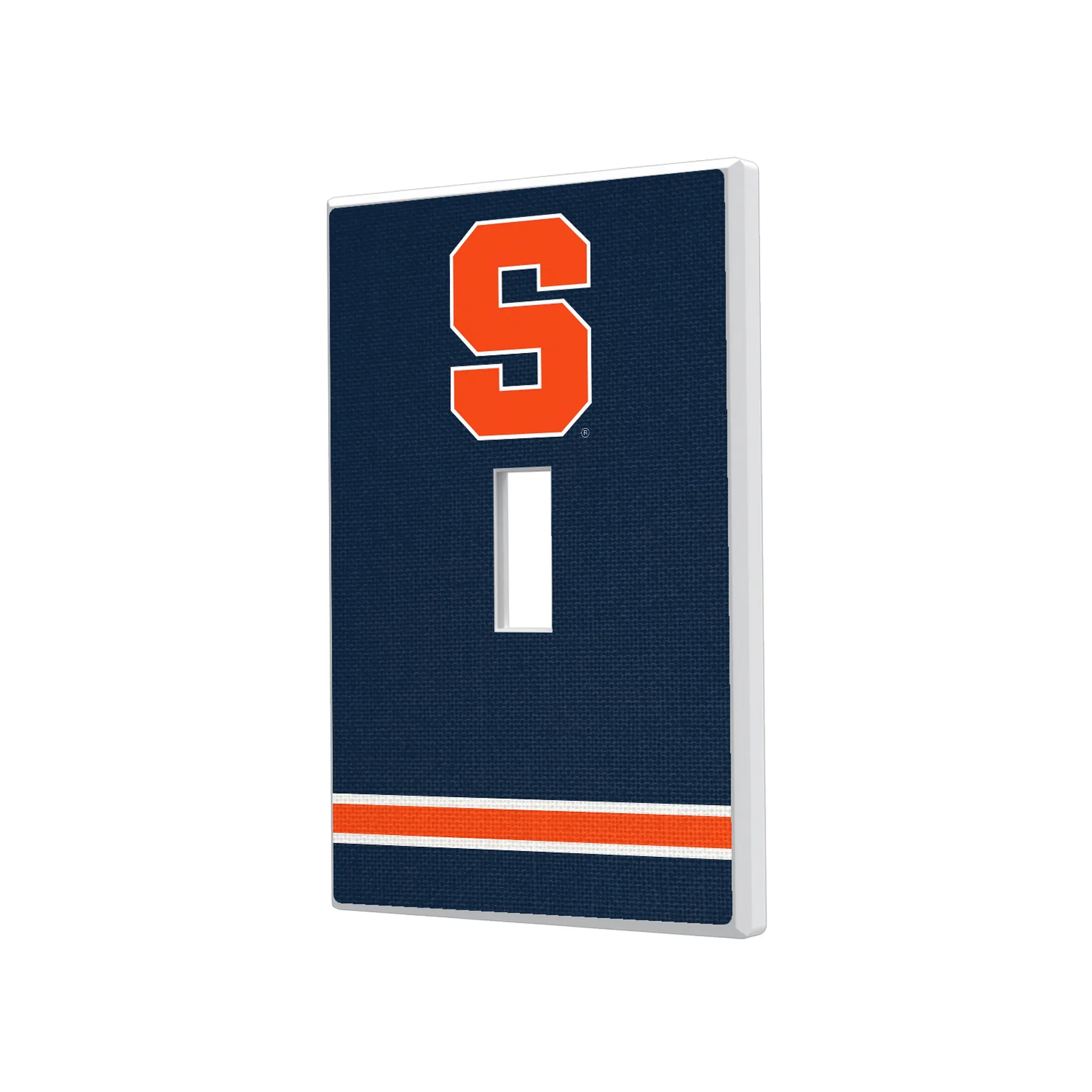 Syracuse University Orange Stripe Hidden-Screw Light Switch Plate