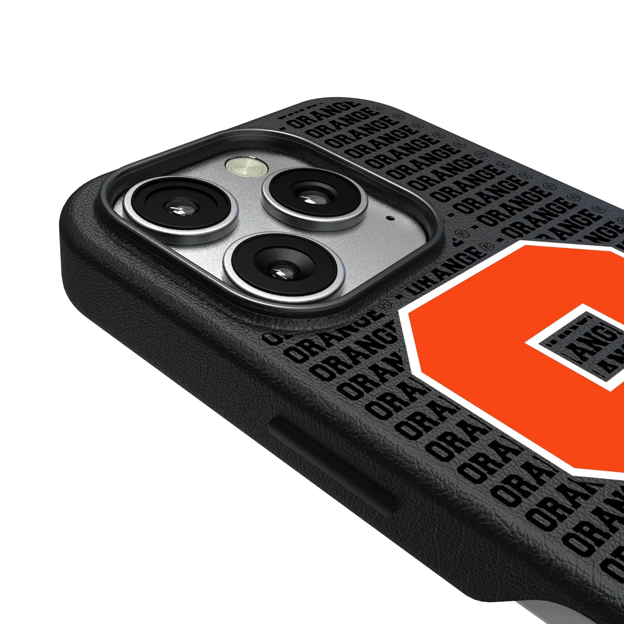 Syracuse University Orange Text Backdrop MagSafe Compatible Phone Case for Apple iPhone