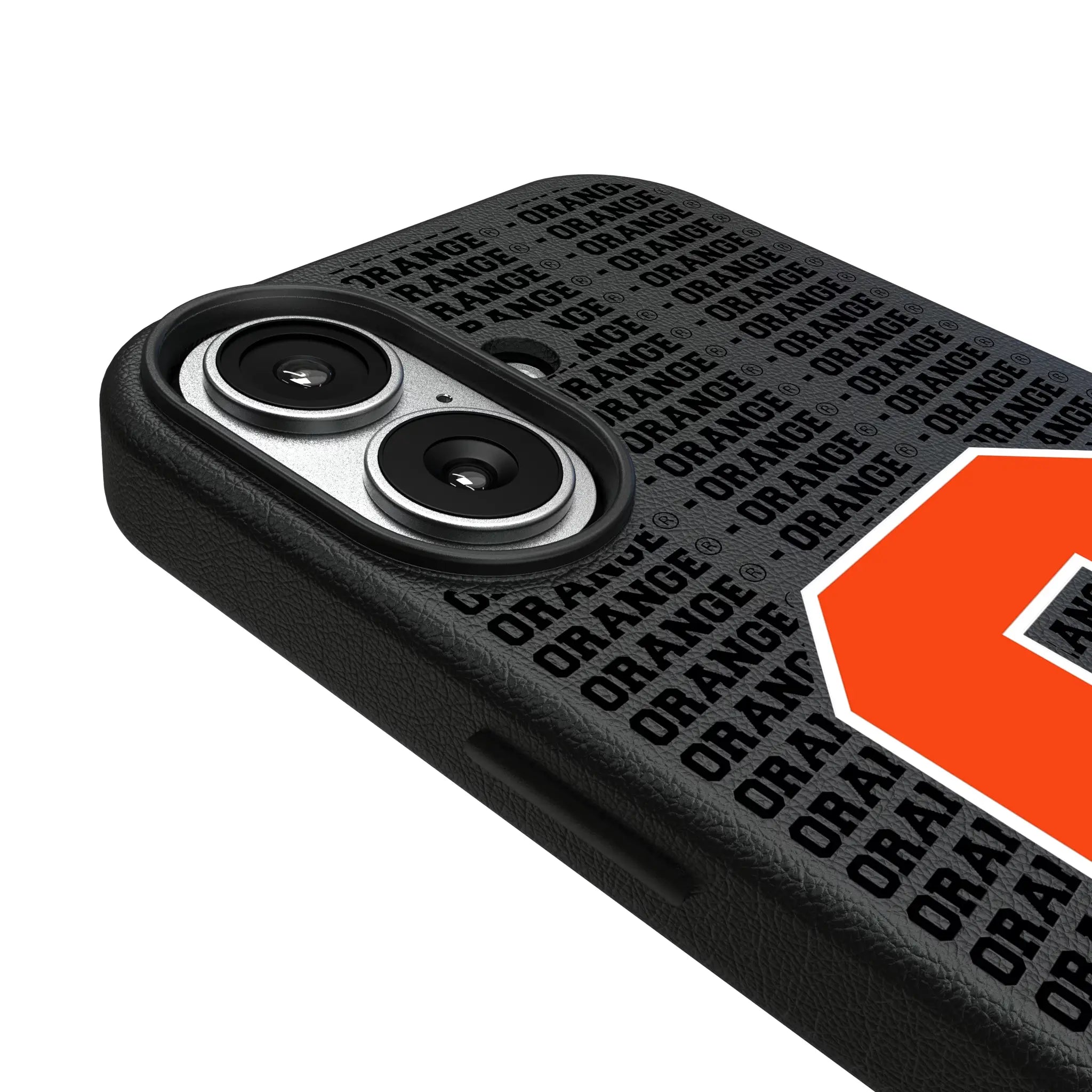 Syracuse University Orange Text Backdrop MagSafe Compatible Phone Case for Apple iPhone