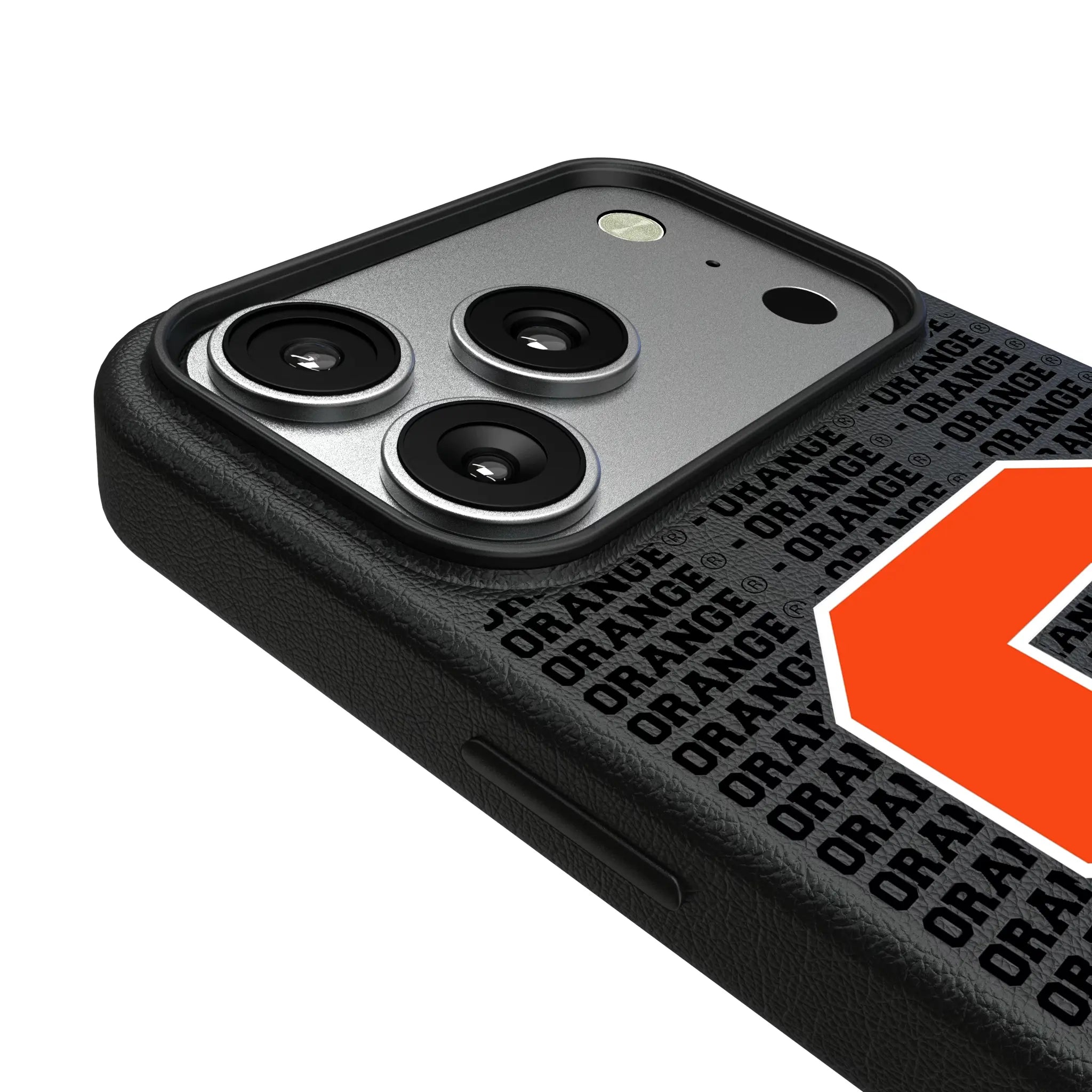 Syracuse University Orange Text Backdrop MagSafe Compatible Phone Case for Apple iPhone