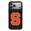Syracuse University Orange Text Backdrop MagSafe Compatible Phone Case for Apple iPhone