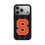 Syracuse University Orange Text Backdrop MagSafe Compatible Phone Case for Apple iPhone