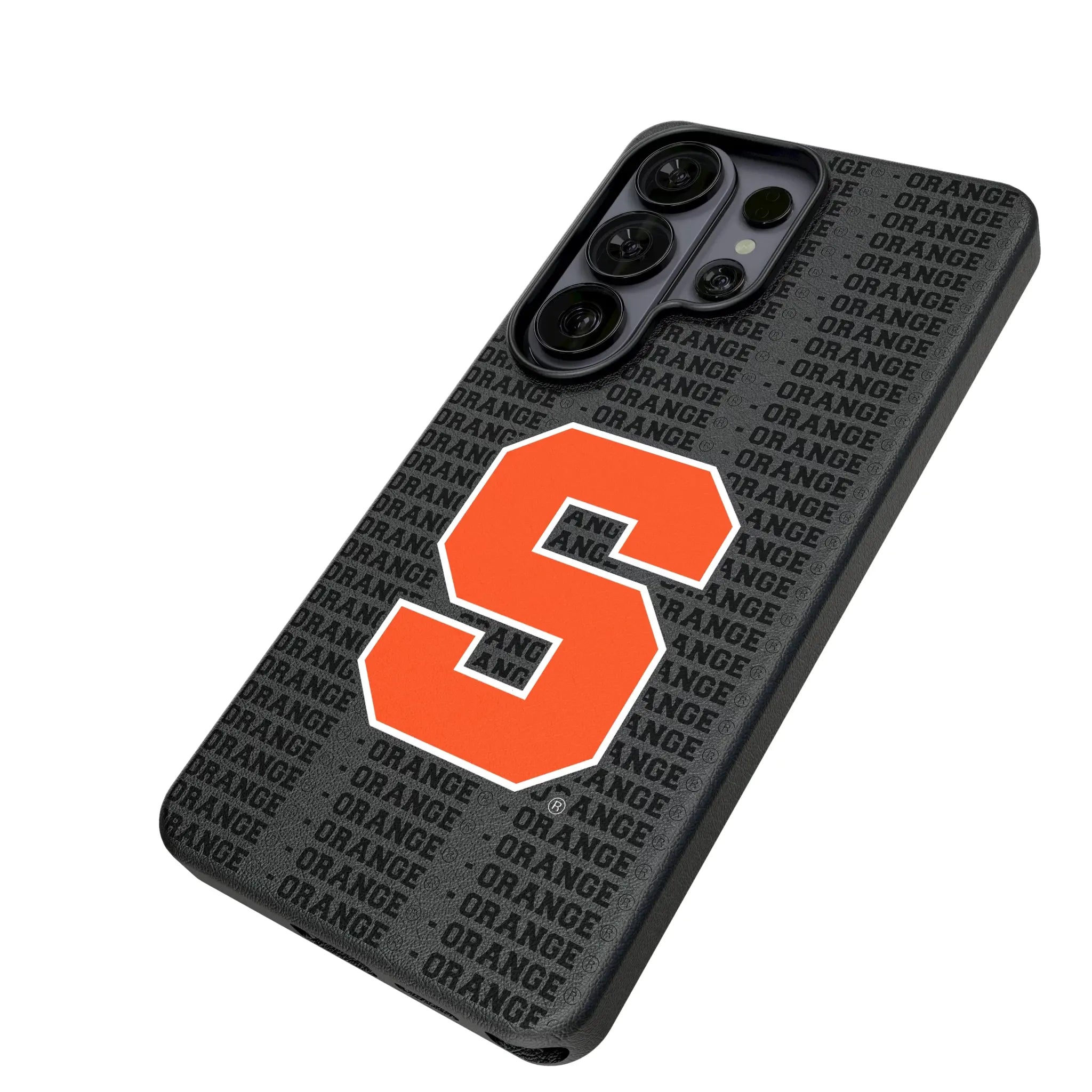 Syracuse University Orange Text Backdrop MagSafe Compatible Phone Case for Samsung Galaxy