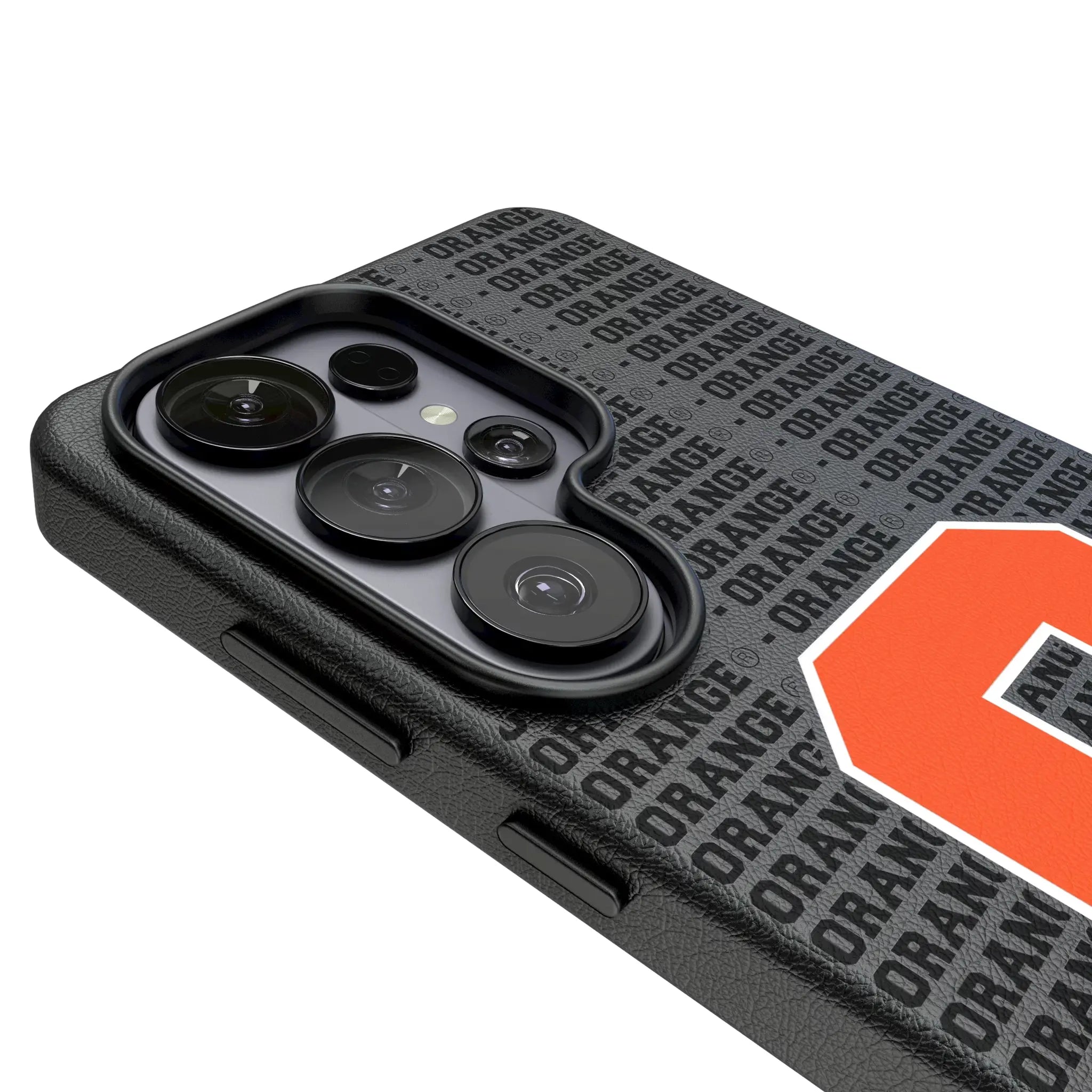 Syracuse University Orange Text Backdrop MagSafe Compatible Phone Case for Samsung Galaxy