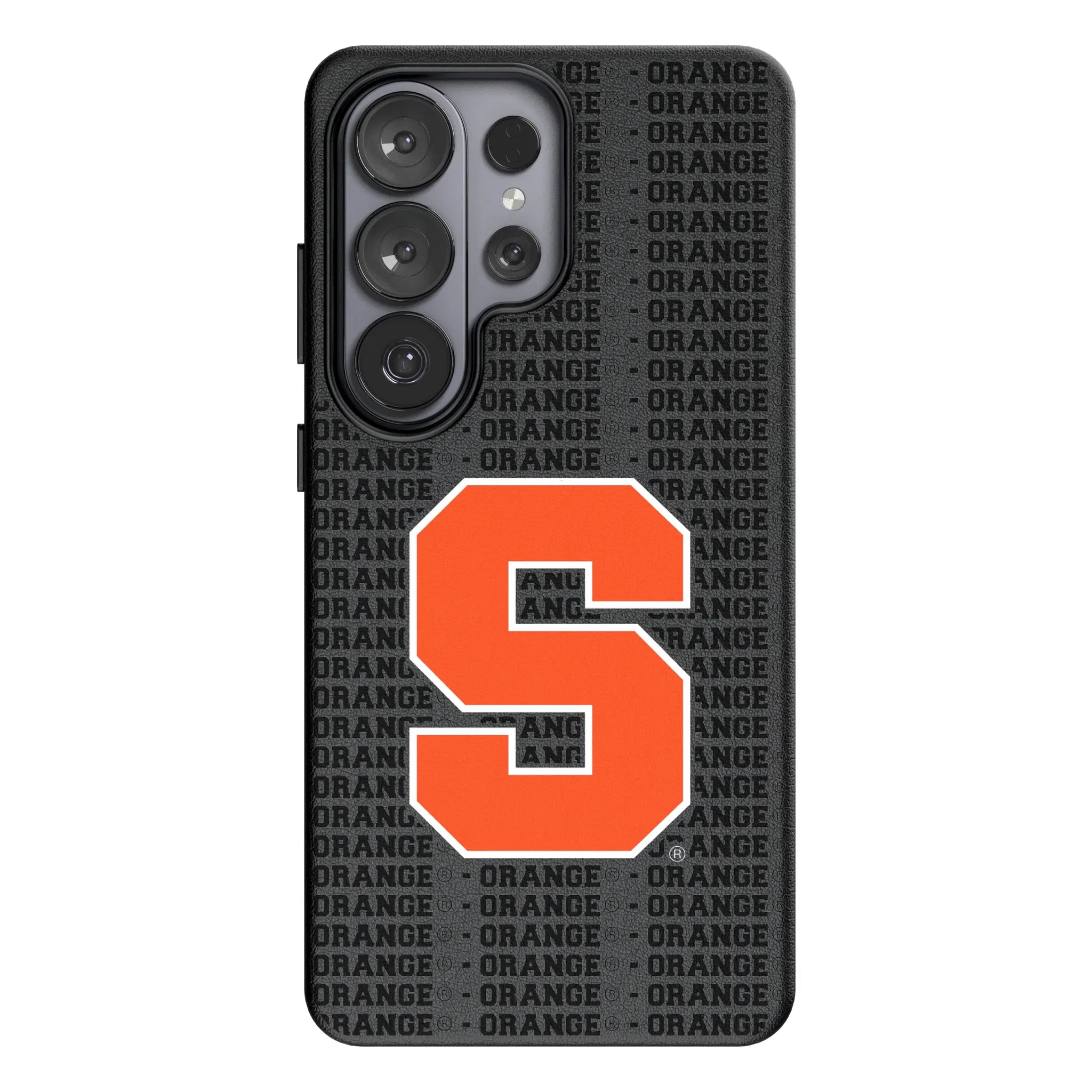 Syracuse University Orange Text Backdrop MagSafe Compatible Phone Case for Samsung Galaxy