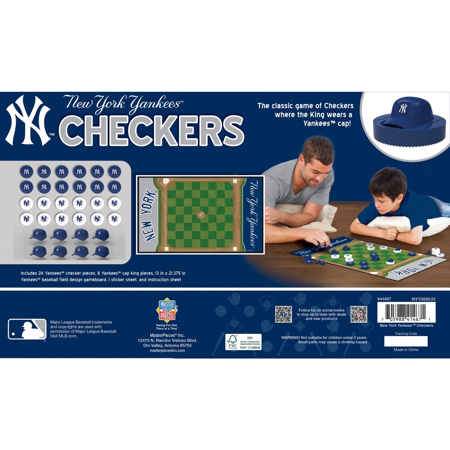 New York Yankees Checkers Game - Sports Gifts, Sports Memorabilia, Sports Collectibles, Fan Shop