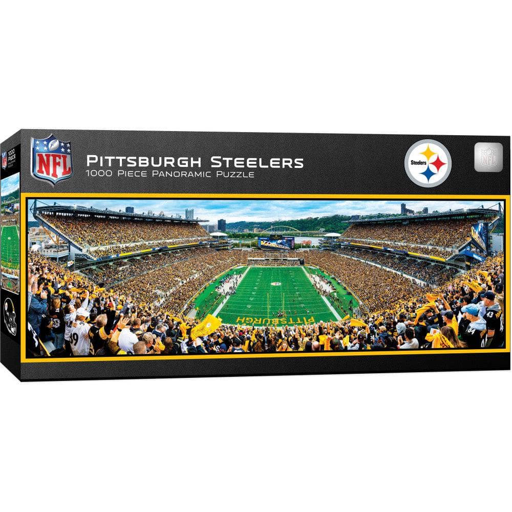 Pittsburgh Steelers 1000-Piece Panoramic Jigsaw Puzzle - End View - Sports Gifts, Sports Memorabilia, Sports Collectibles, Fan Shop