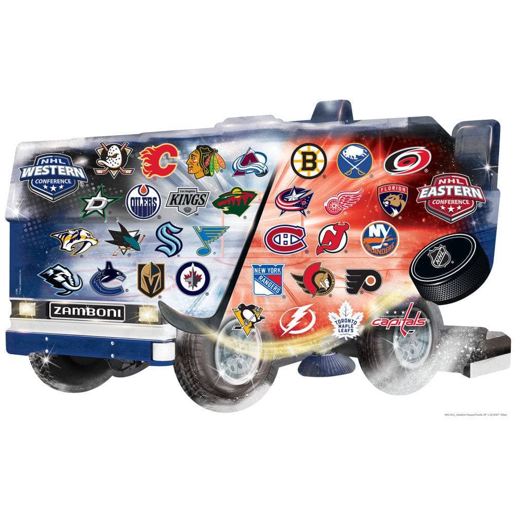 NHL Zamboni 500-Piece Shaped Puzzle - Sports Gifts, Sports Memorabilia, Sports Collectibles, Fan Shop