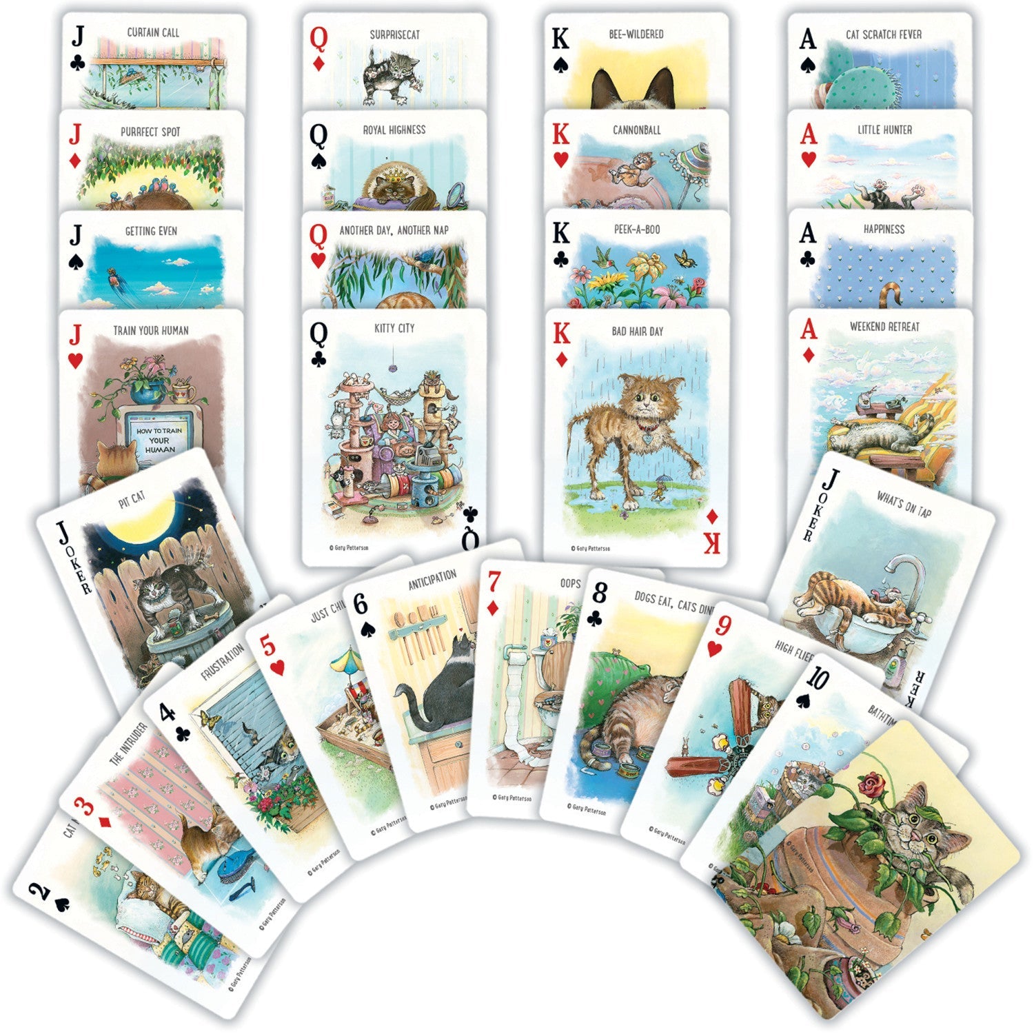 Cats Playing Cards - 54 Card Deck - 757 Sports Collectibles