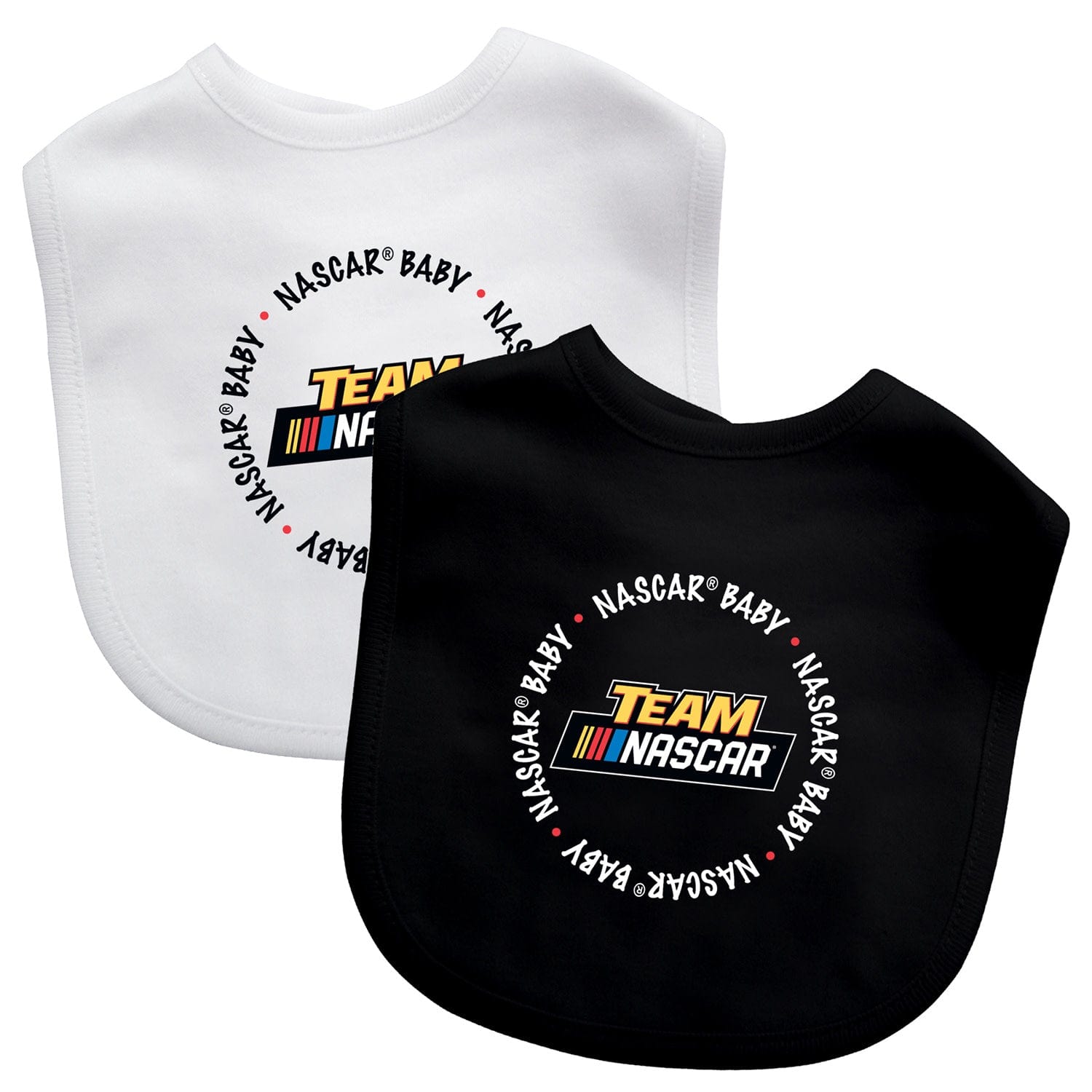 NASCAR Baby Bibs 2-Pack: Race-Ready Feeding Gear for Little Fans - Sports Gifts, Sports Memorabilia, Sports Collectibles, Fan Shop