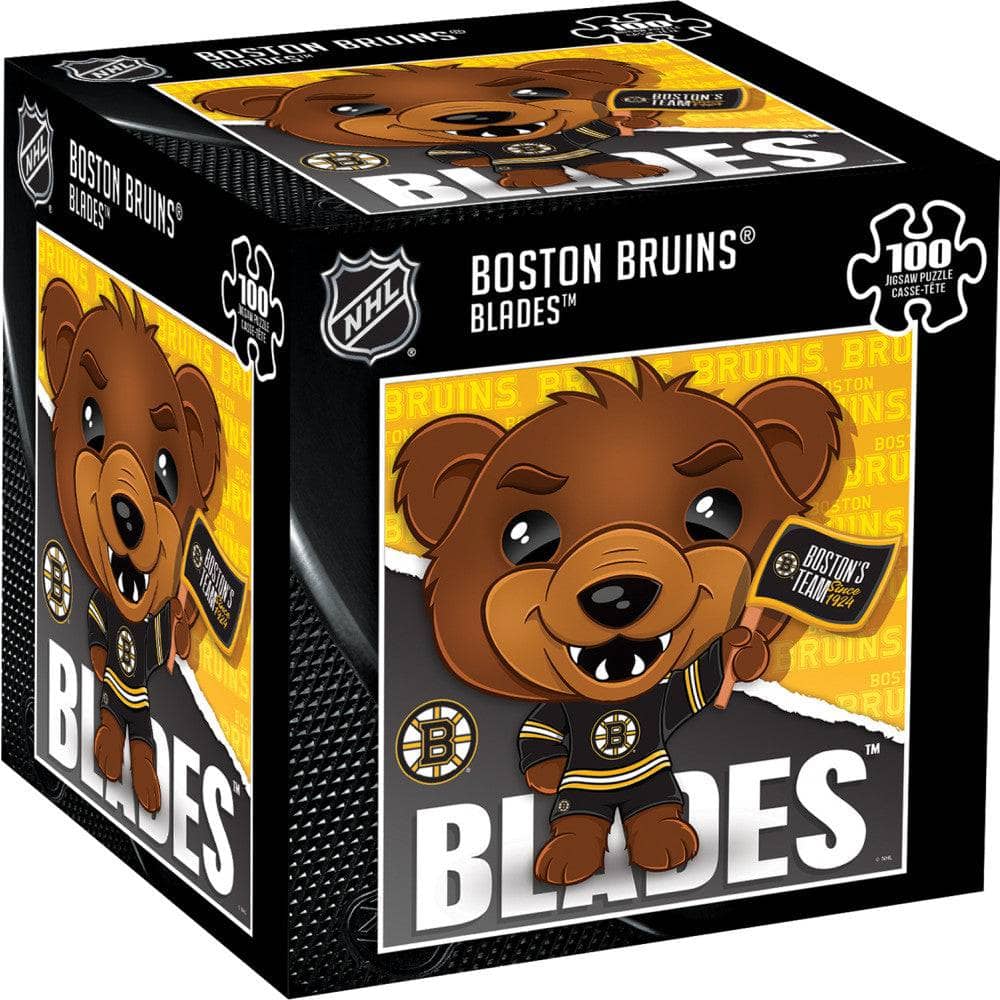 Blades the Bruin 100-Piece Jigsaw Puzzle - Boston Bruins Mascot - Sports Gifts, Sports Memorabilia, Sports Collectibles, Fan Shop