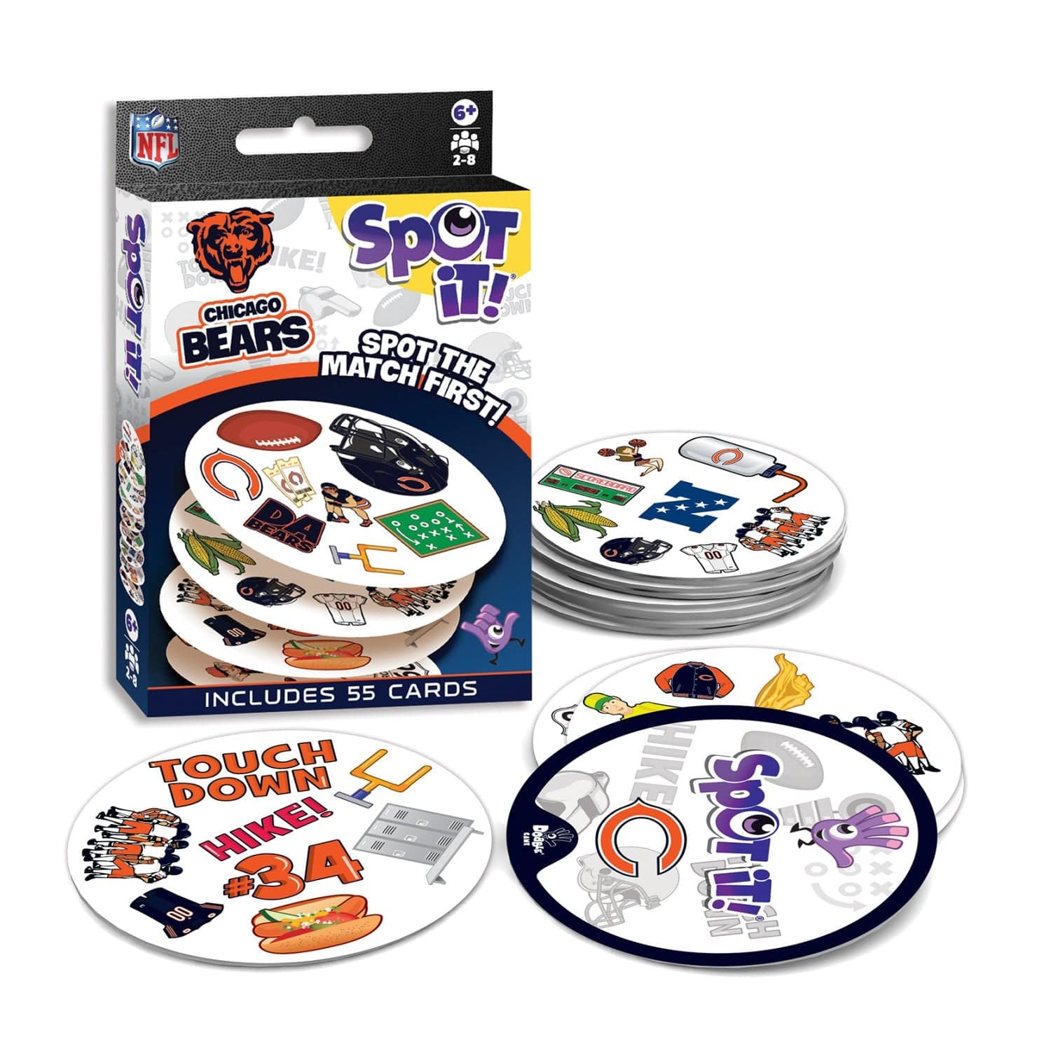 Chicago Bears Spot It! Card Game