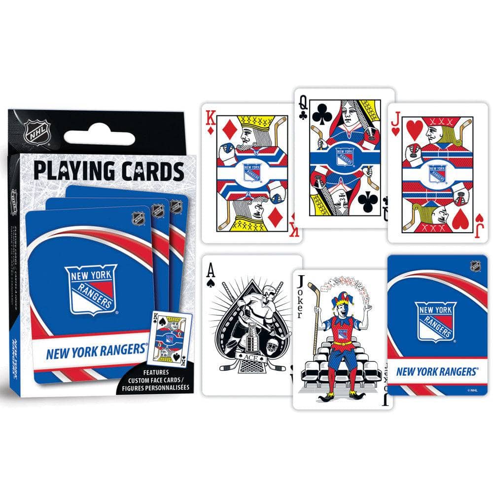 New York Rangers Official Playing Cards - 54 Card Deck - Sports Gifts, Sports Memorabilia, Sports Collectibles, Fan Shop