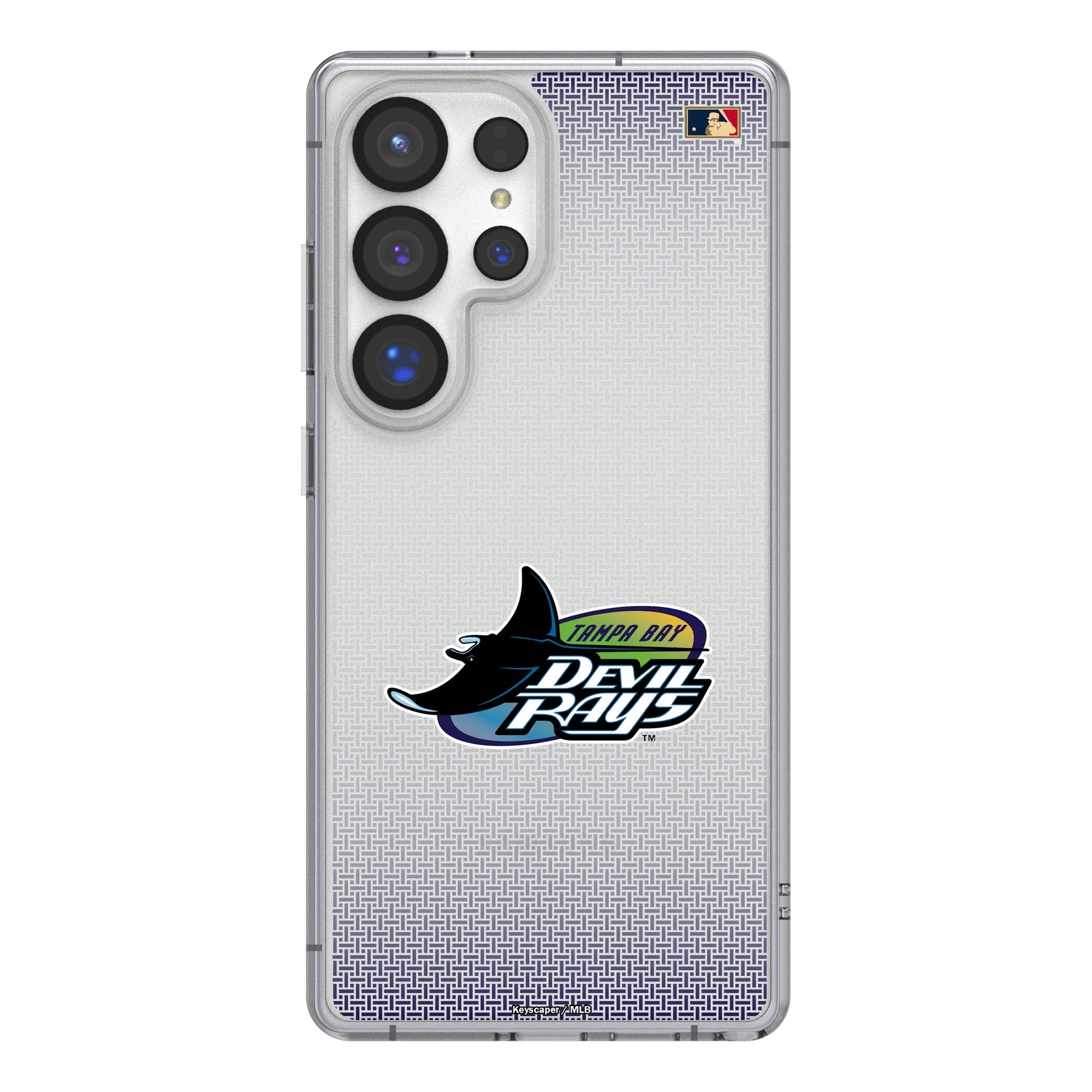 Tampa Bay 1998-2000 - Cooperstown Collection Linen Clear Phone Case for Samsung Galaxy