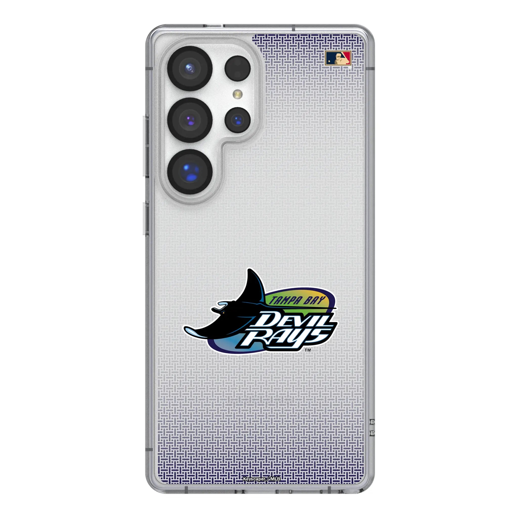 Tampa Bay 1998-2000 - Cooperstown Collection Linen Clear Phone Case for Samsung Galaxy