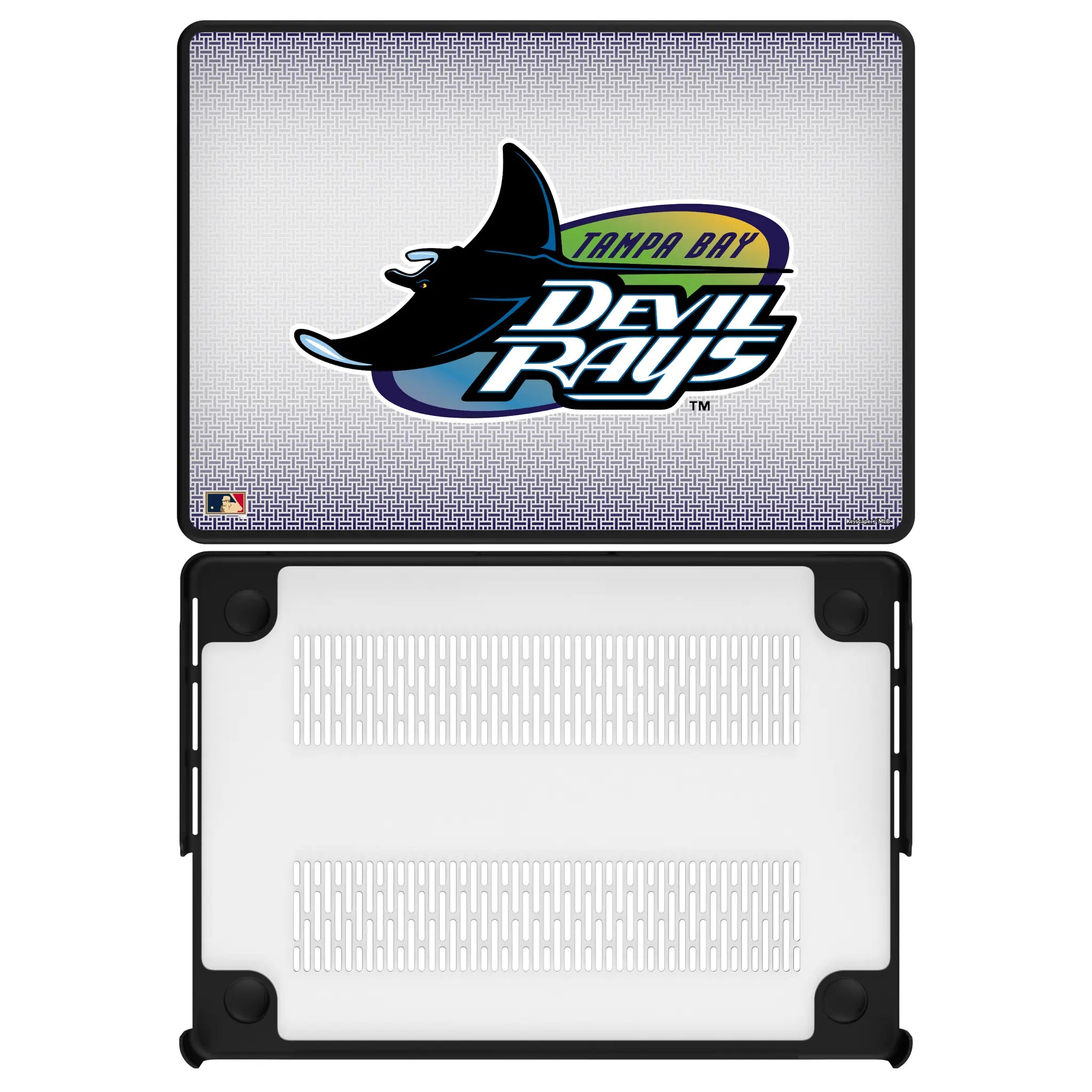 Tampa Bay 1998-2000 - Cooperstown Collection Linen Laptop Case for Apple MacBook