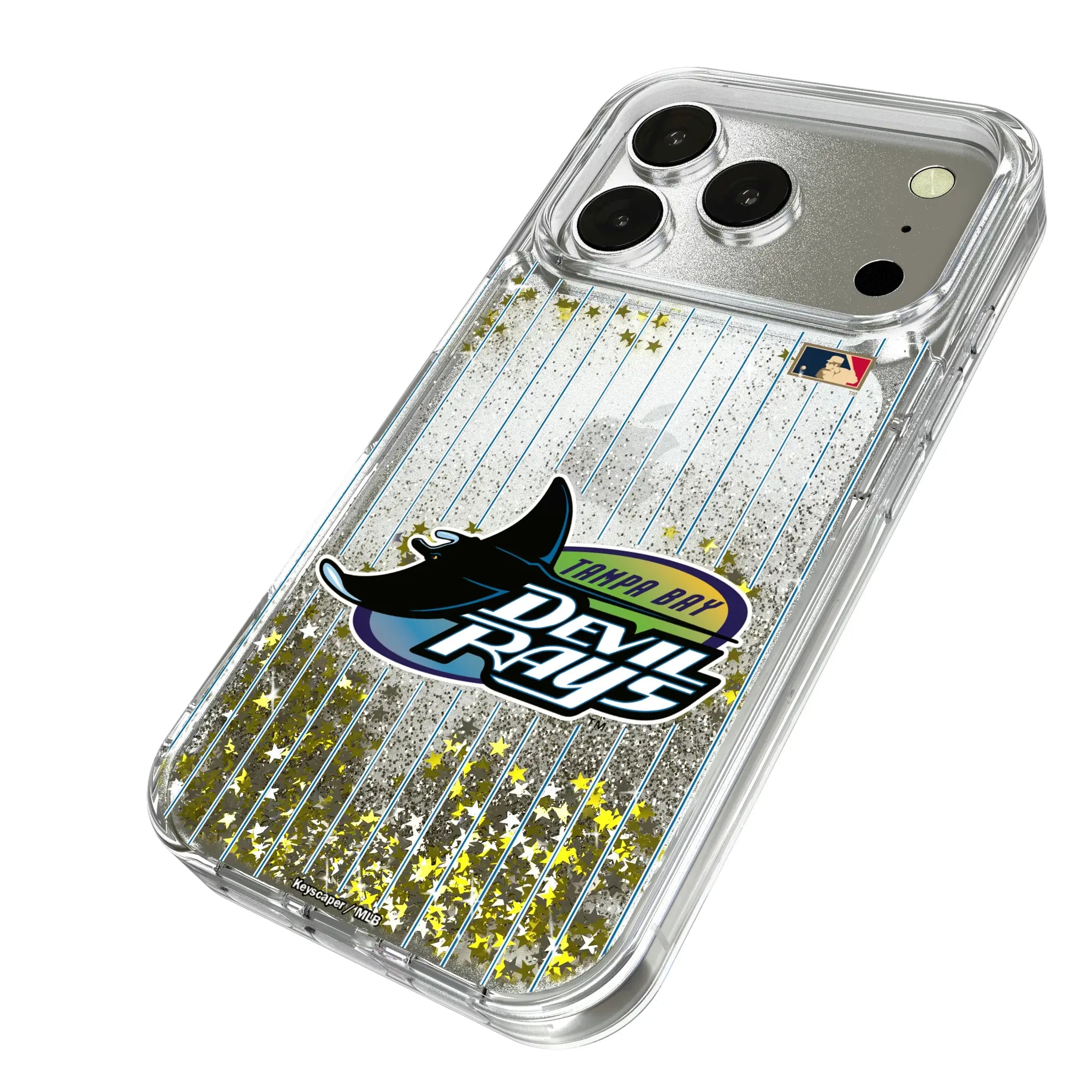 Tampa Bay 1998-2000 - Cooperstown Collection Pinstripe Glitter Phone Case